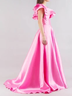 Outlet SHERRI HILL ABITO DA SERA IN TESSUTO BRILLANTE