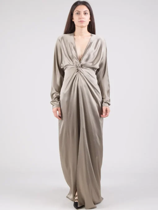 New ANTONELLI FIRENZE Abito lungo in raso