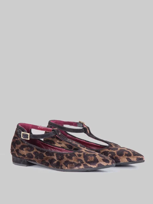 Outlet THERESA Ballerine panthera