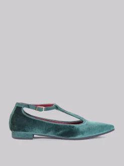 Clearance THERESA Ballerine velvet