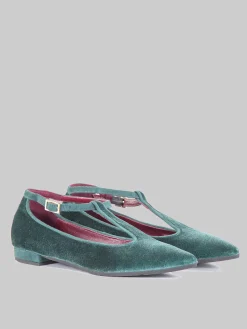 Clearance THERESA Ballerine velvet