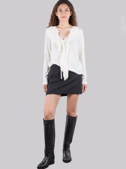 Hot SEVENTY Blusa con ruches