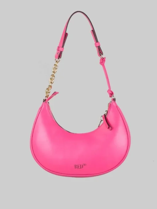 Discount RED VALENTINO BORSA HOBO IN PELLE LISCIA AZALEA Rosa