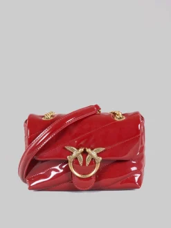 Sale PINKO Borsa love puff baby vernice