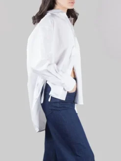 New DONDUP CAMICIA BIANCA OVERSIZE Bianco