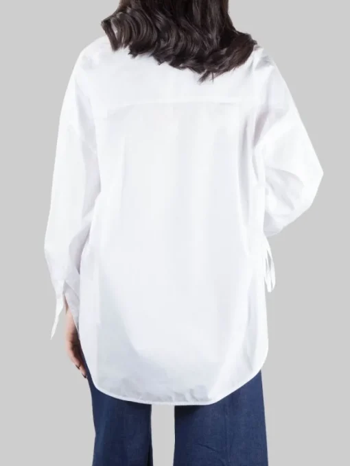 New DONDUP CAMICIA BIANCA OVERSIZE Bianco