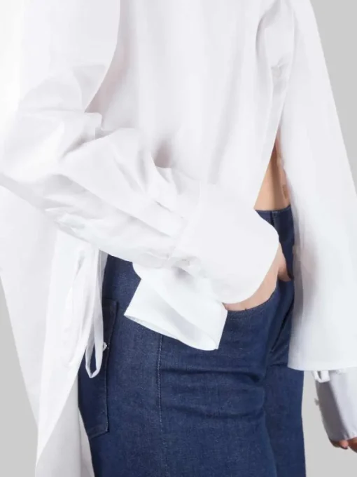 New DONDUP CAMICIA BIANCA OVERSIZE Bianco