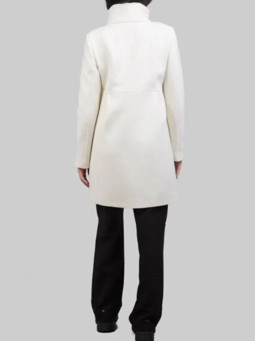 Best FAY CAPPOTTINO ROMANTIC IN PANNO DI LANA BIANCO Panna