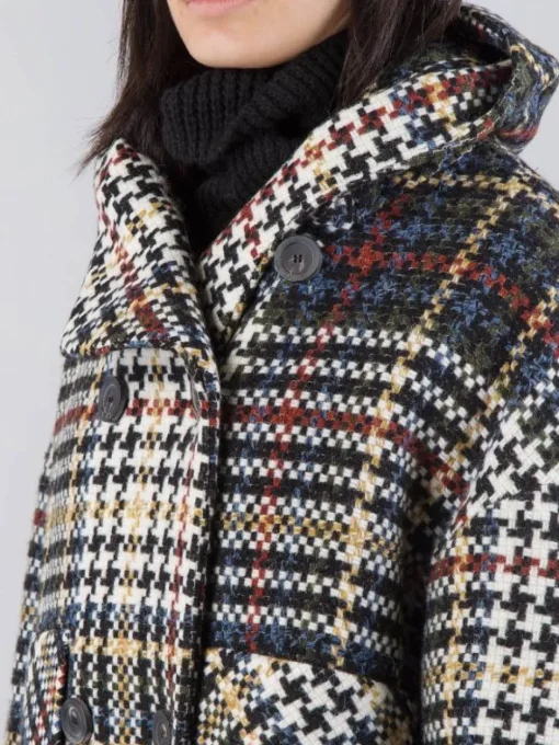 Online MOUCHE CAPPOTTO DOPPIOPETTO OVER A FANTASIA E CON CAPPUCCIO Multicolor