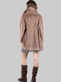 Outlet BETTA CORRADI Cappotto in ecopelliccia