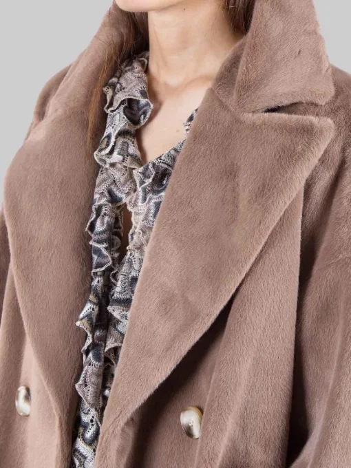 Outlet BETTA CORRADI Cappotto in ecopelliccia