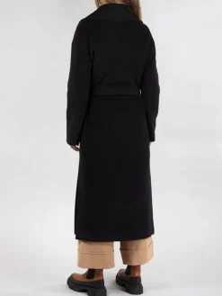 Clearance MOUCHE CAPPOTTO LUNGO CON CINTURA Nero