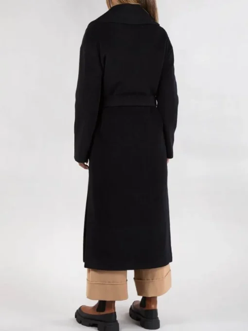 Clearance MOUCHE CAPPOTTO LUNGO CON CINTURA Nero