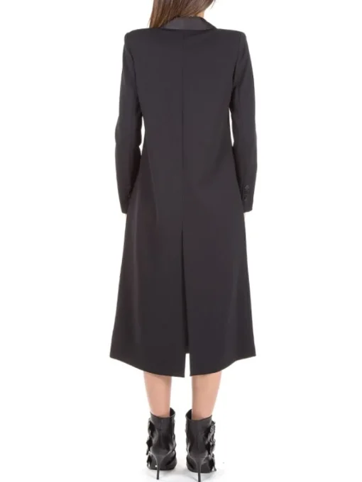 Sale ANIYE BY CAPPOTTO VENNY IN TESSUTO TECNICO ELASTICIZZATO DOPPIO PETTO Nero