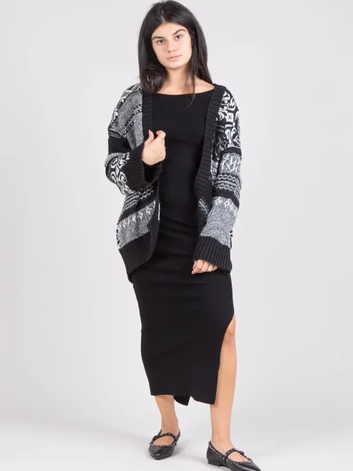 New AKEP Cardigan con cintura