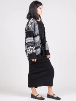 New AKEP Cardigan con cintura