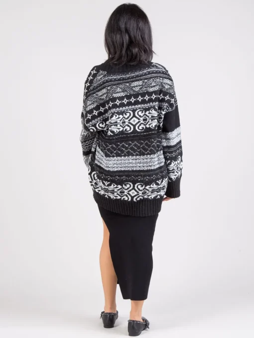 New AKEP Cardigan con cintura