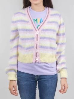 Hot MC2 SAINT BARTH CARDIGAN CORTO A RIGHE E Multicolor
