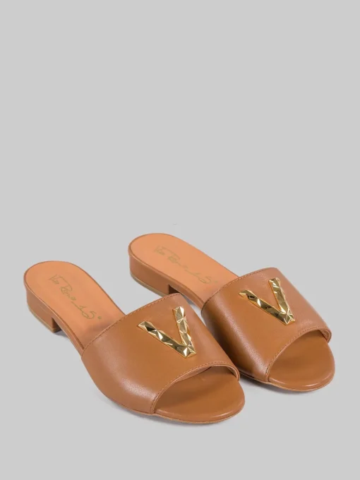 Outlet VIA ROMA 15 Ciabattina in pelle