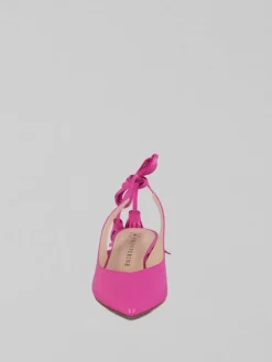New PROSPERINE DÉCOLLETÉ AFFUSOLATE IN PELLE CON LACCI Fuxia