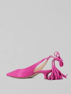 New PROSPERINE DÉCOLLETÉ AFFUSOLATE IN PELLE CON LACCI Fuxia