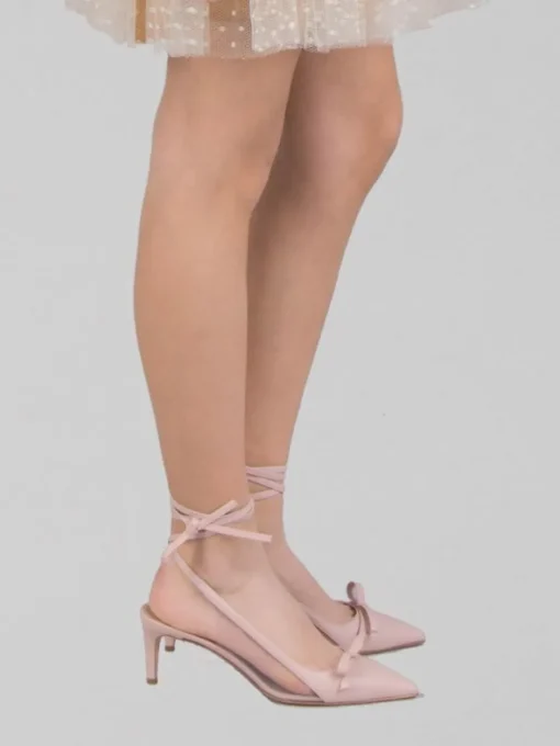 Hot REDV DÉCOLLETÉ IN PELLE CON FIOCCO