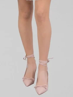 Hot REDV DÉCOLLETÉ IN PELLE CON FIOCCO