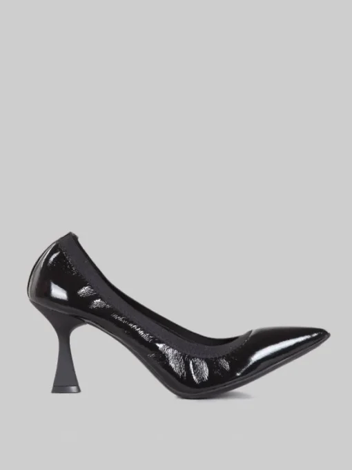 Discount WALTER VIOLET DÉCOLLETÉ IN PELLE LUCIDA NERA Nero