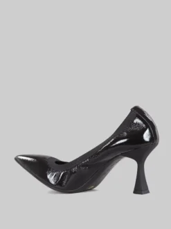 Discount WALTER VIOLET DÉCOLLETÉ IN PELLE LUCIDA NERA Nero