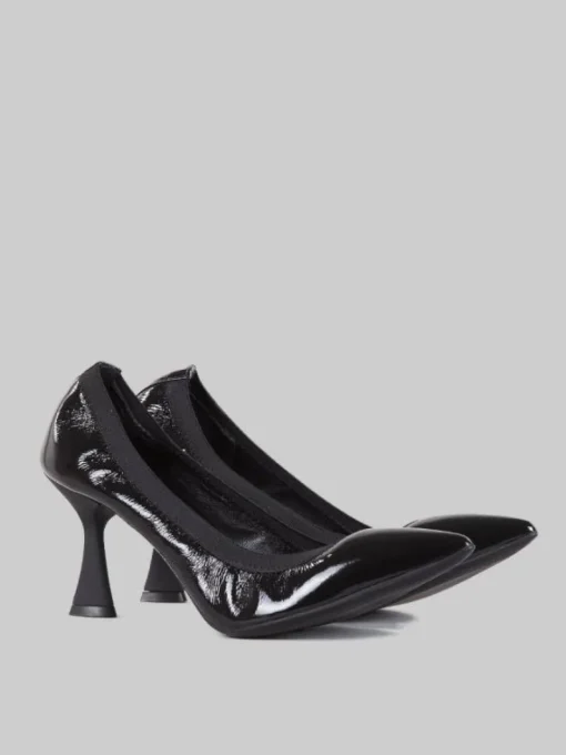 Discount WALTER VIOLET DÉCOLLETÉ IN PELLE LUCIDA NERA Nero