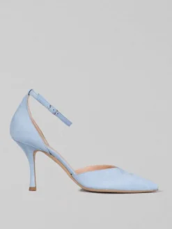 Clearance SERGIO CIMADAMORE DÉCOLLETÉ IN PELLE SCAMOSCIATA Celeste