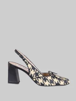 Sale WALTER VIOLET Décolleté in rafia intrecciata
