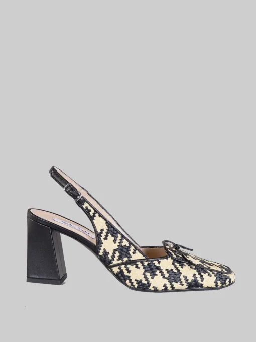 Sale WALTER VIOLET Décolleté in rafia intrecciata