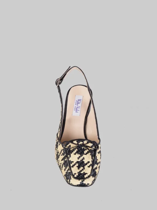 Sale WALTER VIOLET Décolleté in rafia intrecciata