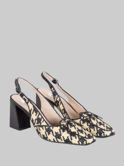 Sale WALTER VIOLET Décolleté in rafia intrecciata