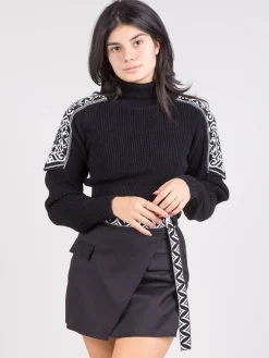 Outlet AKEP Dolcevita crop jacquard