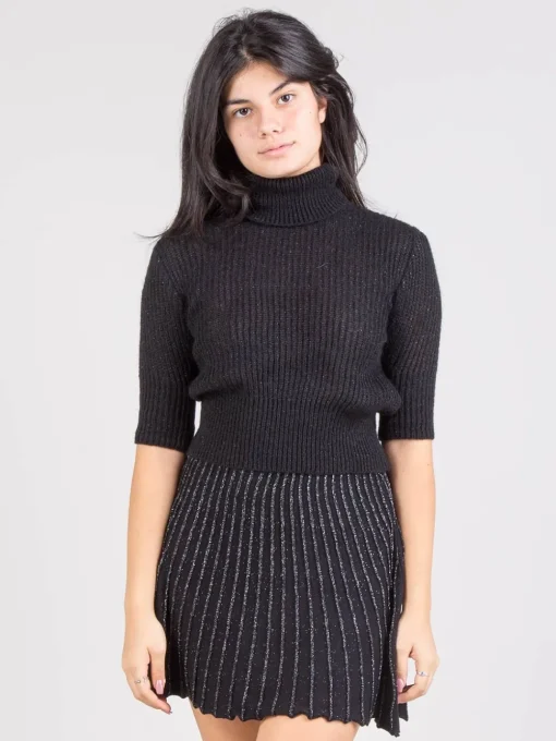 Sale AKEP Dolcevita crop nera