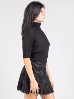 Sale AKEP Dolcevita crop nera