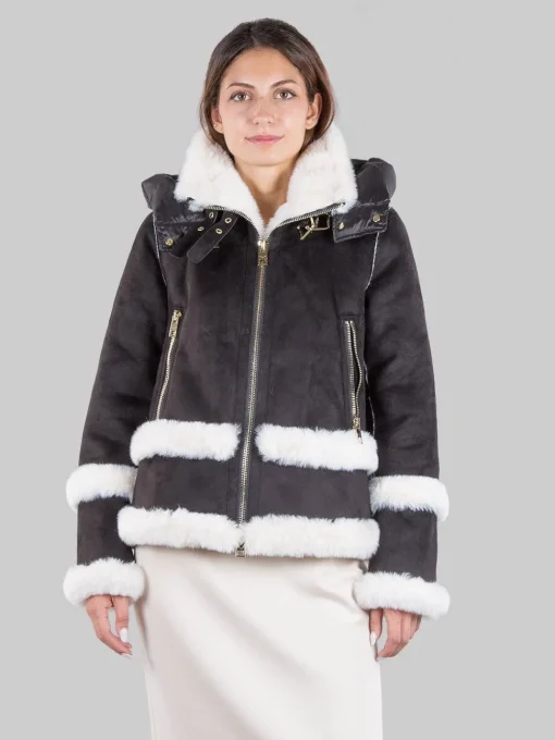 Clearance VIOLANTI Ecomontone con cappuccio