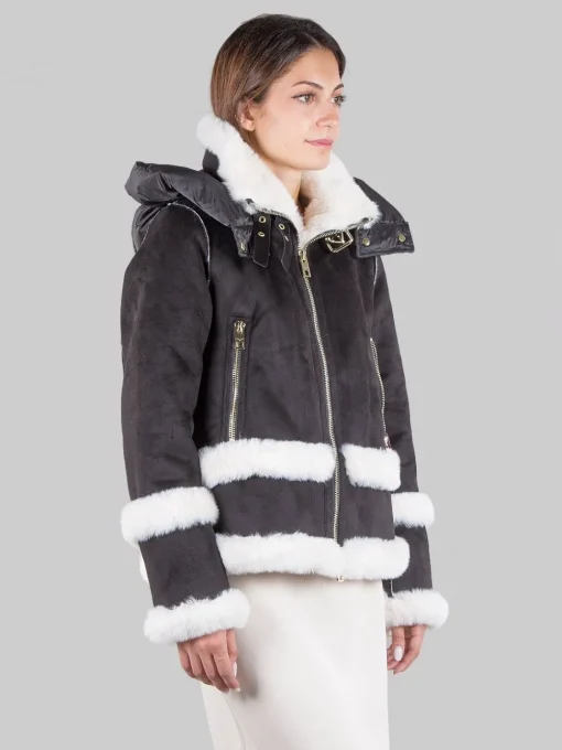 Clearance VIOLANTI Ecomontone con cappuccio