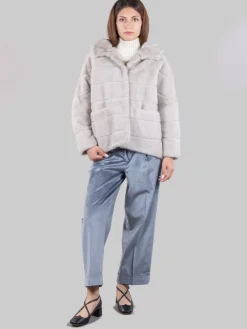 Fashion BETTA CORRADI Ecopelliccia con cappuccio