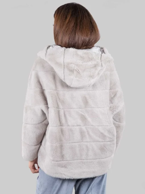 Fashion BETTA CORRADI Ecopelliccia con cappuccio