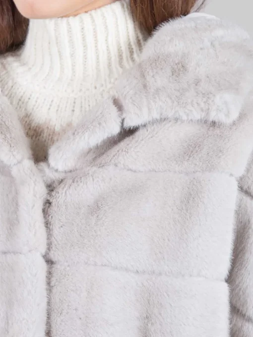 Fashion BETTA CORRADI Ecopelliccia con cappuccio