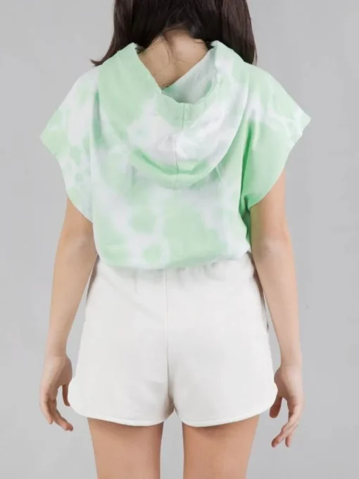 Discount HINNOMINATE FELPA CORTA CON CAPPUCCIO Verde