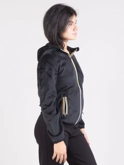 Outlet K-WAY Felpa Lily velour