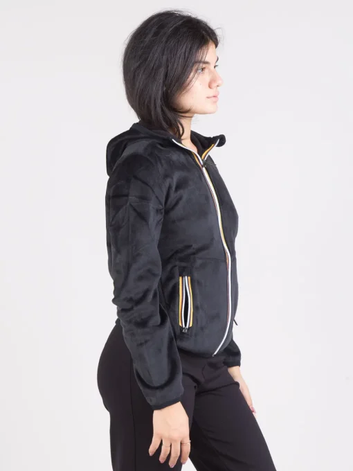 Outlet K-WAY Felpa Lily velour