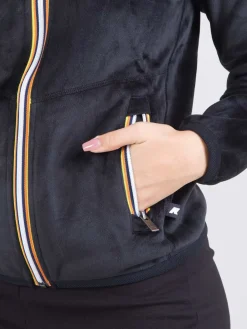 Outlet K-WAY Felpa Lily velour