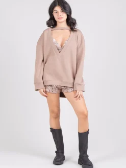 Clearance GINA GORGEOUS Felpa top paillettes