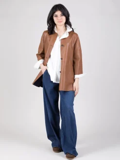 New THE JACKIE LEATHERS Giacca Dom reversibile