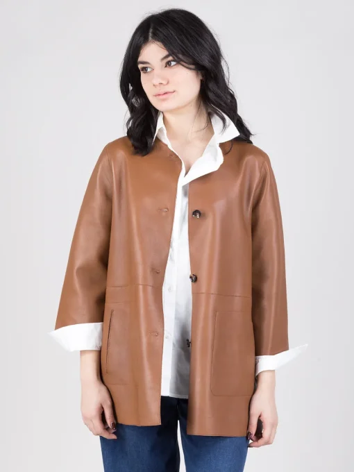 New THE JACKIE LEATHERS Giacca Dom reversibile